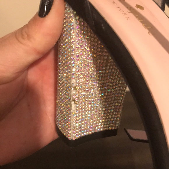 Kate Spade Aurora Borealis BLING Statement Heels - Picture 7 of 8